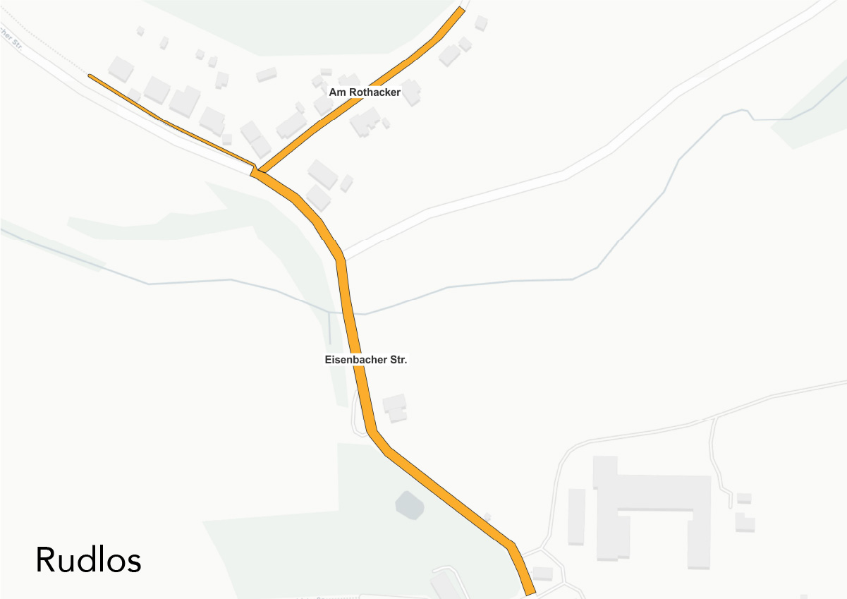 Ausbaugebiet Rudlos